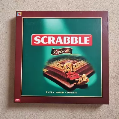 Buy Scrabble Deluxe Board Game - New Other • 38£