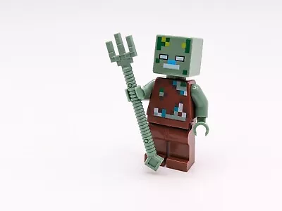 Buy NEW LEGO DROWNED ZOMBIE Minifigure Min088 From Sets 21254, 21256, 21178 FREE P&P • 3.99£