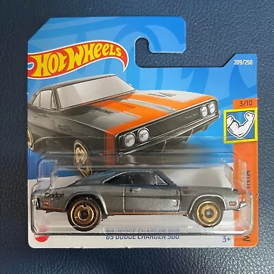 Buy Hot Wheels 69 Dodge Charger 500 Grey Muscle Mania 2022 3/10 209/250 • 5.30£