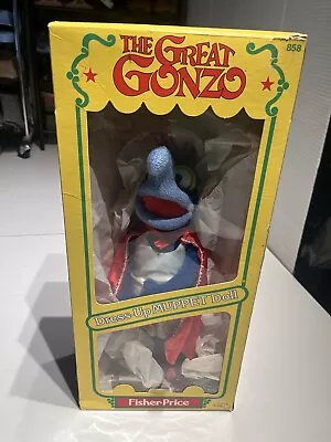 Buy The Great Gonzo 1982 Jim Henson Dress-up MUPPET Doll No. 858 Fisher Price • 130.47£