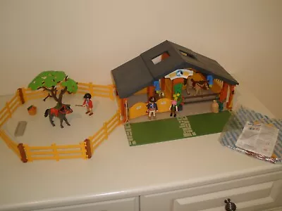 Buy Playmobil Country Life - Horse & Pony Stables Set With Large Paddock. • 25£