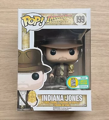 Buy Funko Pop Disney Indiana Jones SDCC #199 + Hard Case • 349.99£