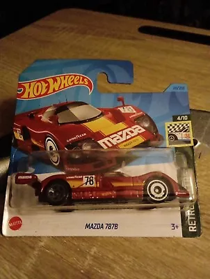 Buy Hotwheels Toy Car,s ( Retro Racers ) Mazda 787b Red And Yellow In Colour... • 0.99£