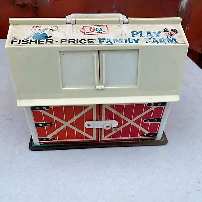 Buy Vintage 1967 Barn Fisher Price Little People Play Family Farm Barn 915 Ranch USA • 18.67£