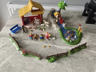 Buy Playmobil Waterfall And Petting Zoo Set • 70£