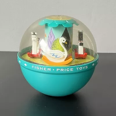 Buy Fisher Price - Roly Poly Chime Ball - Vintage Toy - 1970s • 9.95£