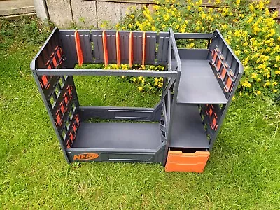 Buy NERF Elite Blaster Rack - Storage For Up To Six Blasters With Shelving & Drawer • 14.99£