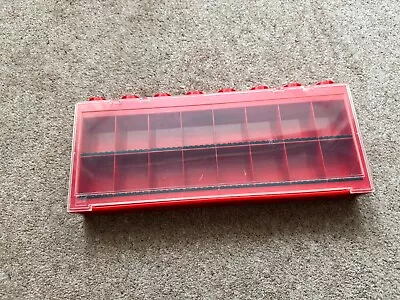 Buy Genuine LEGO Minifigure Display Case For 16 Figures Push Button Good Condition • 13.99£