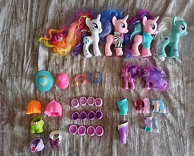 Buy Little Pony 2010 Hasbro Super Hero Ponies X4 Mini Ponies X2 Bundle + Accessories • 20£