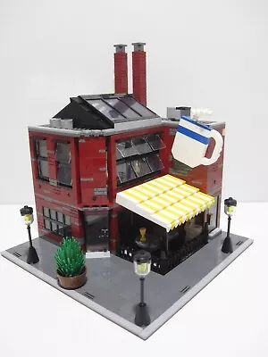 Buy LEGO Custom Modular Building House Smokestacks Coffee Shop Moc • 327.95£