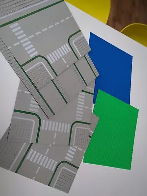 Buy Lego Base Plate Bundle X6 (32 X 32) Mixed Colours Road • 7.50£