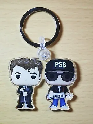 Buy Pet Shop Boys Funko Pop Custom Promo Acrylic Key Ring Chain 51mm X 39mm Gift • 4.99£