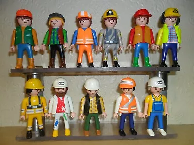 Buy PLAYMOBIL CONSTRUCTION BUILDER FIGURES (People For Trucks,Diggers) • 11.49£