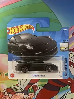 Buy Hot Wheels Factory Fresh 10/10 Porsche 911 GT3 Black • 9.99£