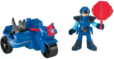 Buy Fisher Price Imaginext Adventure City Police Cycle And Dog • 8.99£