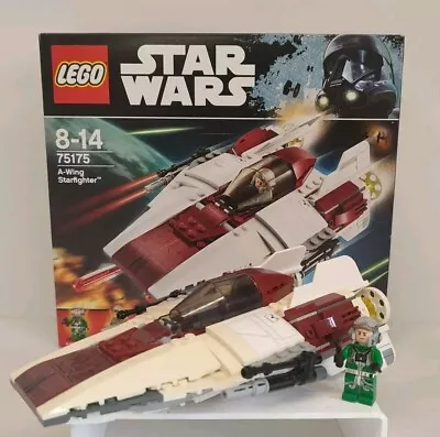 Buy LEGO Star Wars A Wing Starfighter & Pilot Minifigure 75175 Boxed No Manual  • 34.99£