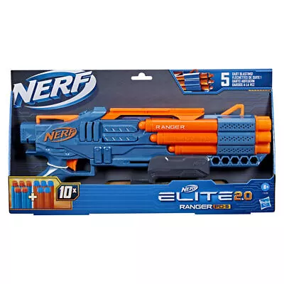 Buy Nerf Elite 2.0 Ranger PD-5 Pump-Action 5-Barrel Foam Dart Blaster With 10 Darts  • 20.89£