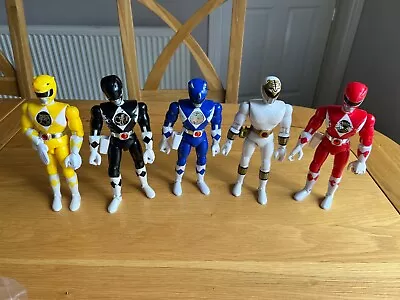 Buy Power Rangers Mighty Morphin Bandai 1993? 30cm Rangers Set Of 5 • 19.99£