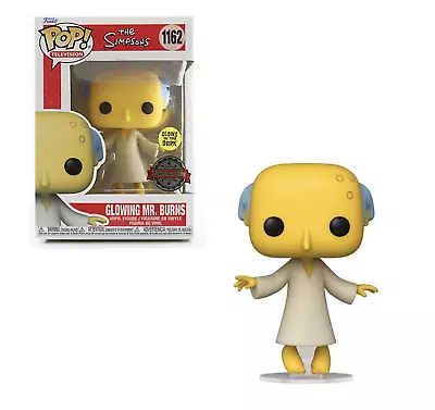 Buy The Simpsons TV Figure (Size 9cm) Funko Pop! Glowing Mr Burns Figure - New • 14.99£