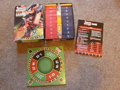 Buy Hasbro Jenga Casino Board Game Roulette 18+ Complete FREEPOST • 7.50£