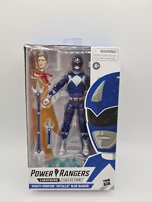 Buy Power Rangers Lightning Collection Metallic Blue Ranger 7  Figure Hasbro A89 • 19.99£