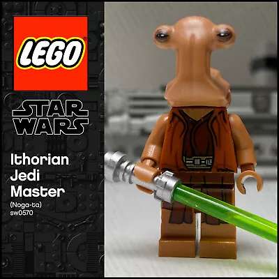 Buy GENUINE LEGO Star Wars Minifigure Ithorian Jedi Master (Noga-ta) Yoda C. SW0570 • 34.99£