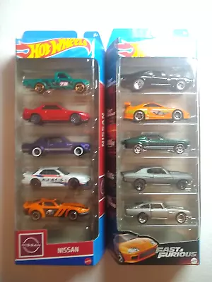 Buy Hot Wheels 5 Packs (* 2) Nissan & Fast & Furious, BNIP • 19.99£