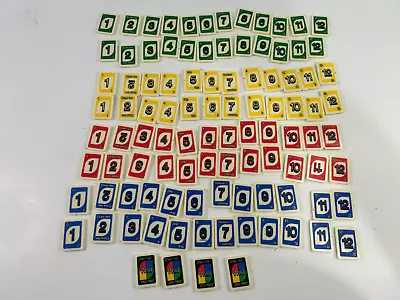 Buy 1993 Mattel UNO Rummy Up All 100 Tiles Replacement Game Parts Complete Set Game • 16.80£