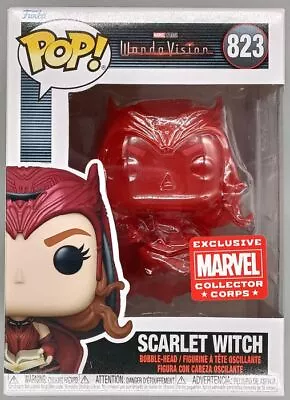 Buy Funko POP #823 Scarlet Witch (Red) - Marvel Wandavision MCC With POP Protector • 32.99£
