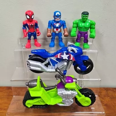 Buy Hasbro PlaySkool Marvel Figures And Vehicles Bundle Collection • 12.99£