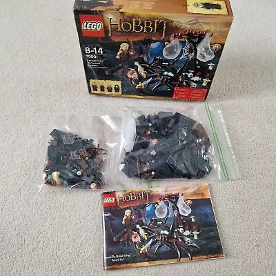 Buy LEGO The Hobbit 79001 Escape From Mirkwood Spiders 99.9% COMPLETE + Box & Manual • 49.99£
