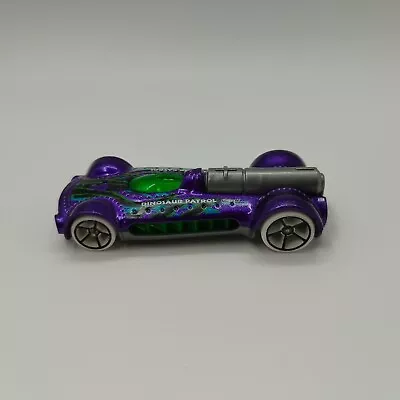 Buy Hot Wheels Retro-Active 2010 Dinosaur Patrol Purple Battery Toy Car • 5.06£
