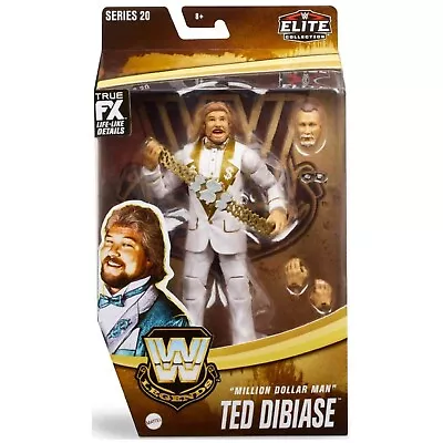 Buy Million Dollar Man Ted Dibiase WWE Legends Elite Series 20 Mattel Chase Variant • 34.99£