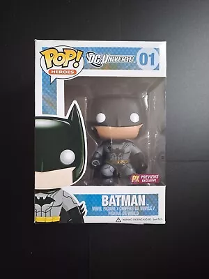 Buy FUNKO POP! DC Comics - Batman #01 - PX PREVIEWS EXCLUSIVE  • 29£