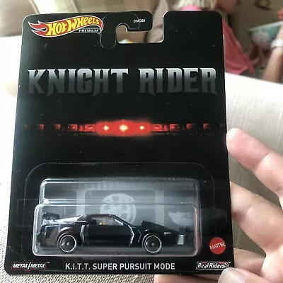 Buy Hot Wheels Premium Real Riders Knight Rider KITT Super Pursuit Mode • 19.90£
