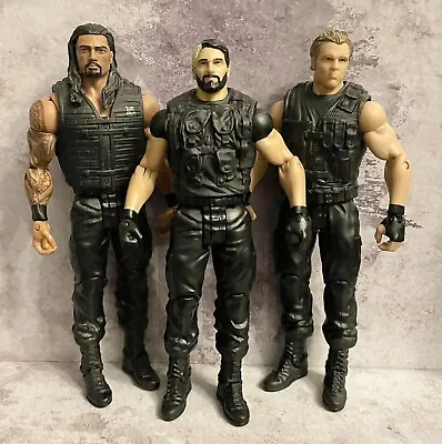 Buy WWE Mattel Basic Wrestling Figures - The Shield Ambrose, Reigns & Rollins WWF • 20.99£