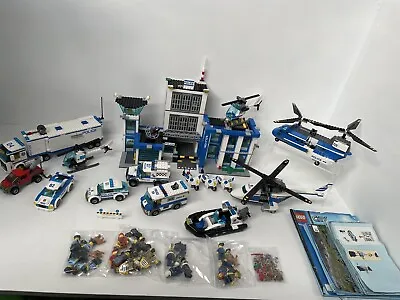 Buy Lego City Police Job Lot Bundle Station, Helicopters, Motorbikes And Much More! • 199.99£
