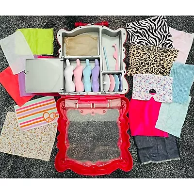 Buy Harumika Red Carry Case Studio Stylist Box Set Fashion Workshop Fabric Mannequin • 22.99£