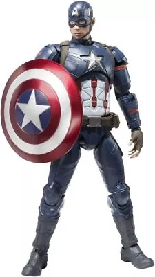 Buy S.H. Figuarts Captain America (Civil War) Approximately 150mm Abs & PVC Pai • 70.14£