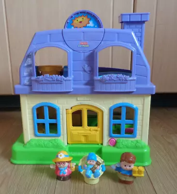 Buy Fisher Price Little People House With Sounds & Figures  Incl.baby • 18£