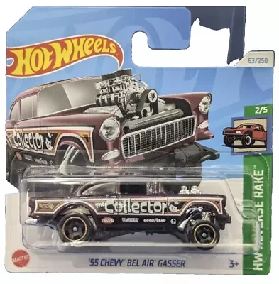 Buy Hot Wheels 2024 '55 Chevy Bel Air Gasser, Maroon, Short Card. • 7.49£