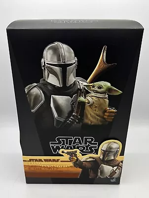 Buy Hot Toys Star Wars TMS014 The Mandalorian And The Child Action Figure Set DISPLA • 229.99£