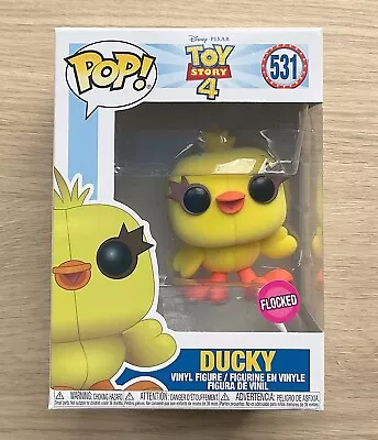 Buy Funko Pop Disney Toy Story Ducky Flocked #531 + Free Protector • 15.99£