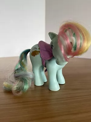 Buy Vintage My Little Pony Hasbro MLP Sunlight Rainbow Blue G1 Horse 1983 80s Toy • 15£