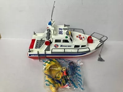 Buy Playmobil Coastal Rescue Life Boat 3941 + 2 Figures Playset Ariane 1999 Display • 26.99£