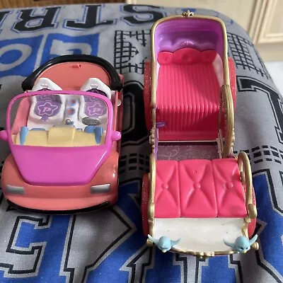 Buy Polly Pocket  Car And Barbie /sindy Carriage • 6£