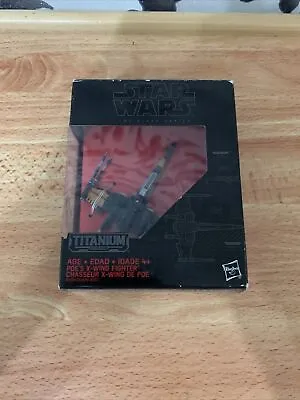 Buy Star Wars: The Force Awakens Black Series Titanium Poe Dameron's X-Wing • 16.99£