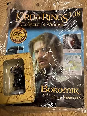 Buy LORD OF THE RINGS COLLECTOR'S MODELS EAGLEMOSS ISSUE 108 Boromir Metal Figure • 9.99£