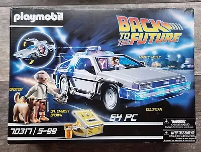 Buy Playmobil Back To The Future 70317, DeLorean  Opened Box But Not Built. • 39.99£