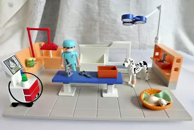Buy INCOMPLETE Playmobil 5530 Vet Clinic Pet Examination Room With Figure, Dog & Cat • 9.99£